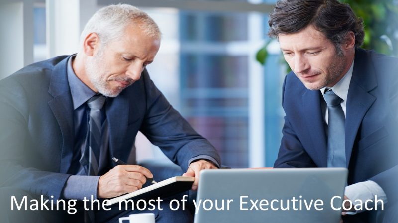 How To Make The Best Of Your Executive Coach Leadership